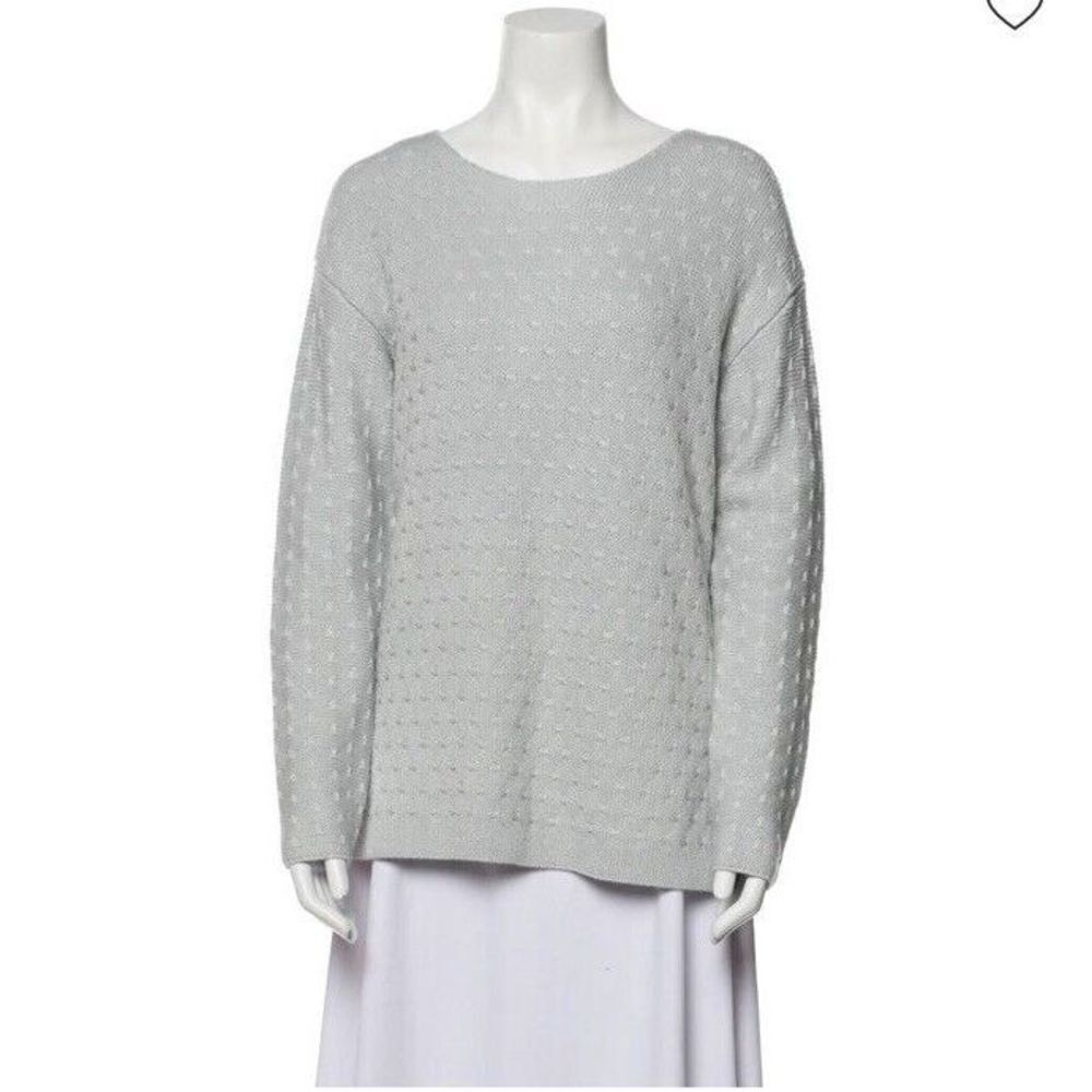 Rachel Zoe Sweater Women’s XL Blue‎ Knit Sparkling Boat Neck